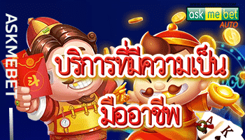 บริการที่มีความเป็นมืออาชีพ