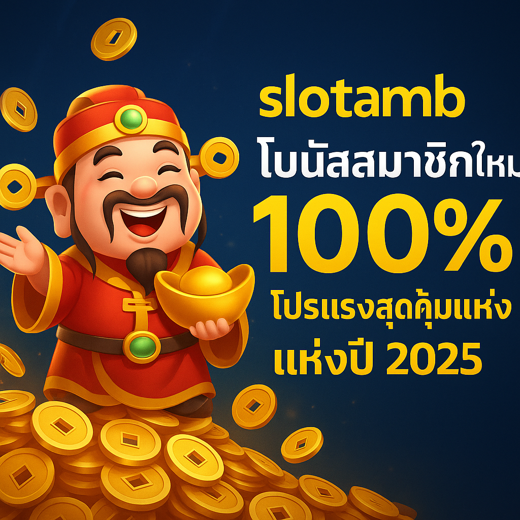 slotamb โบนัสสมาชิกใหม่ 100%
