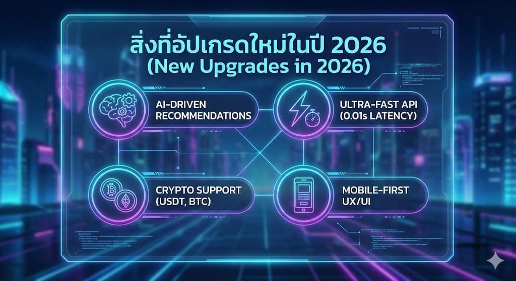 สิ่งที่อัปเกรดใหม่ในปี 2026